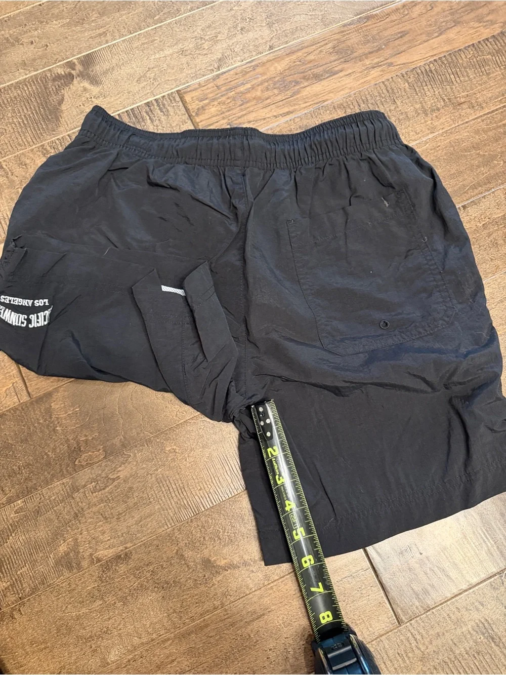 PacSun Black Shorts with White Pacific Sunwear Logo